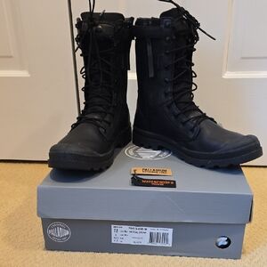 Men's Black Tactical Ops Waterproof Boot